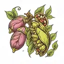 pistachio tattoo design idea