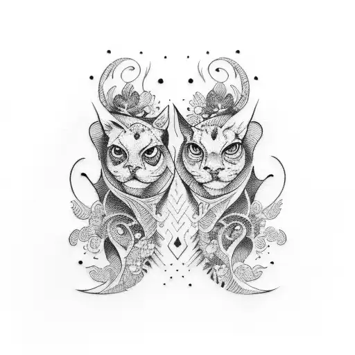 matching tattoos couples tattoo design idea