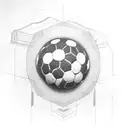 father and son with a soccer ball tattoo design idea