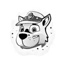 Create a Noah’s ark themed tattoo for an arm. Instead of traditional animals use paw patrol, tayo the bus, PJ mask, and  tattoo design idea