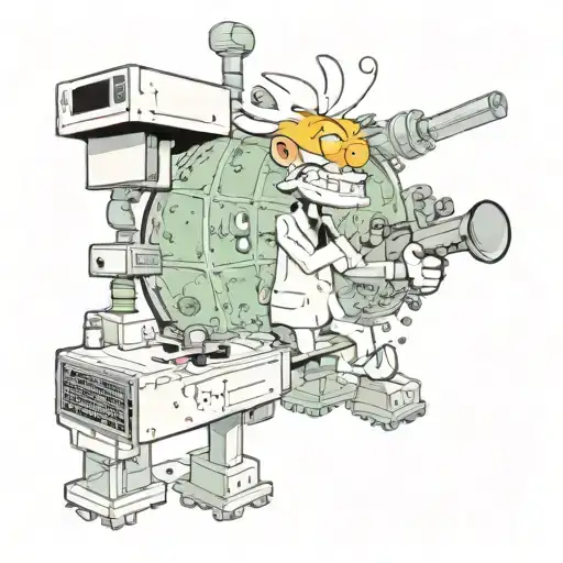 Dexter lab  tattoo design idea