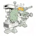 Dexter lab  tattoo design idea