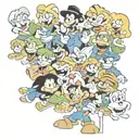 90's cartoons  tattoo design idea