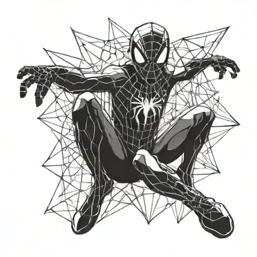 spiderman peter parker y miles morales tattoo design idea