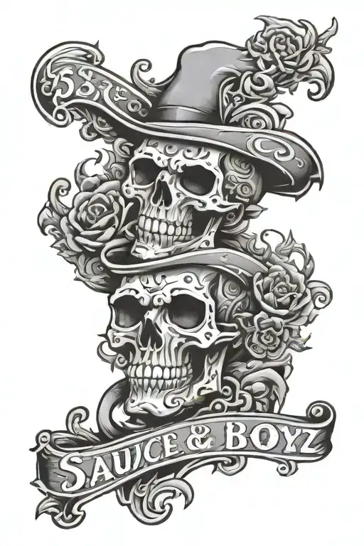 333 sauce boyz tattoo design idea