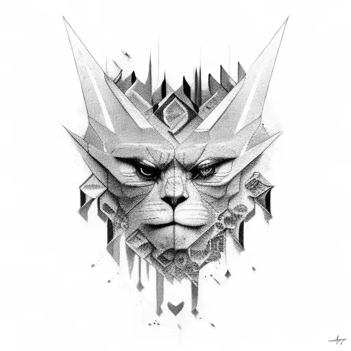 dissociative identity disorder tattoo design idea