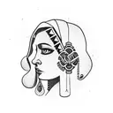 faith and strong mind tattoo design idea