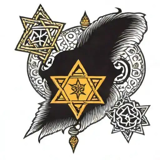 OMORI JEWISH tattoo design idea
