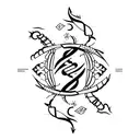 scorpio and libra tattoo design idea