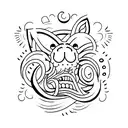 tattoo of the word Ohana  tattoo design idea