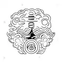 tattoo of the word Ohana  tattoo design idea