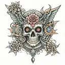 year 2008 tattoo design idea