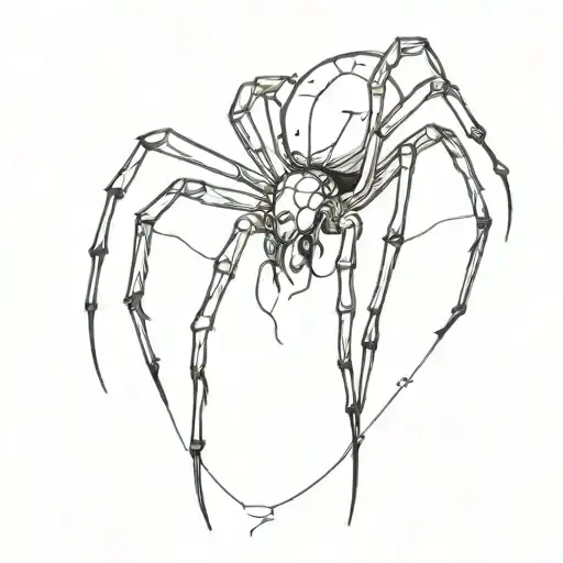 tired eye with redback spider crawling out of it  tattoo design idea