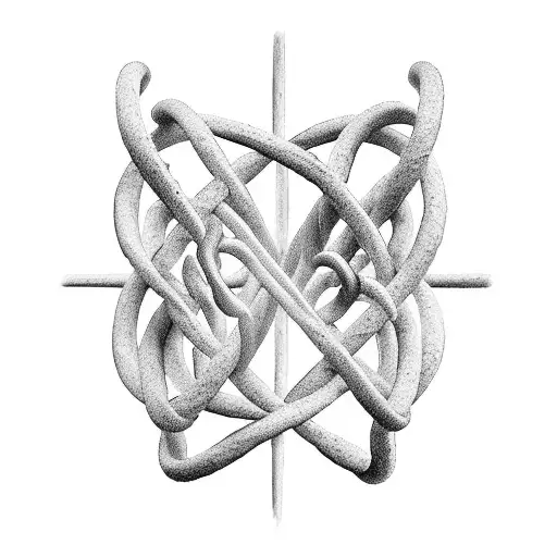 A movie reel intertwined with a DNA double helix tattoo design idea