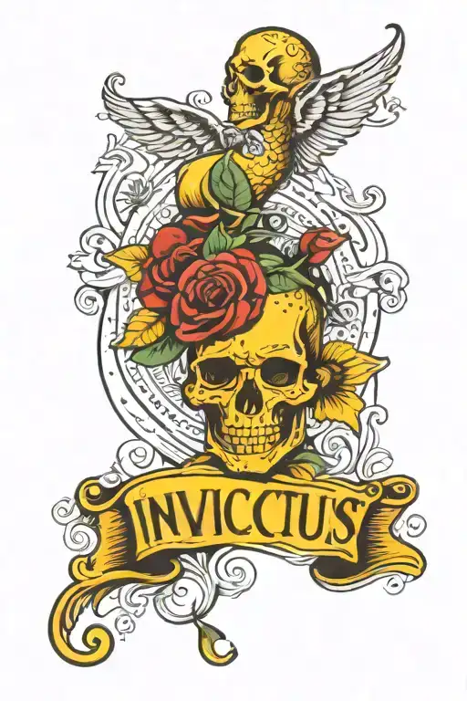 INVICTUS tattoo design idea