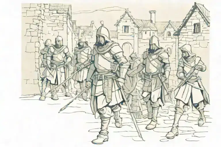 no honor among thieves medieval tattoo design idea