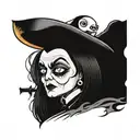 Addams family tattoo design idea