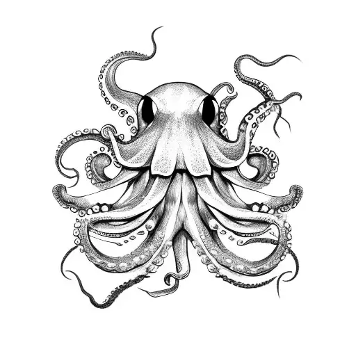 octopus chef tattoo design idea
