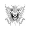 dragon Aurelio sol tattoo design idea
