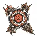 KURAMA SHARINGAN tattoo design idea