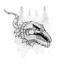 Volleyball Drake tattoo design idea