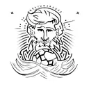 messi with worldcup tattoo design idea