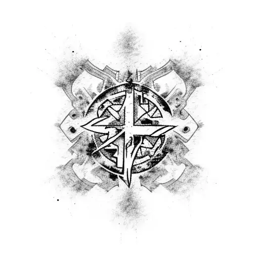 Happy Chaos Guilty Gear tattoo design idea