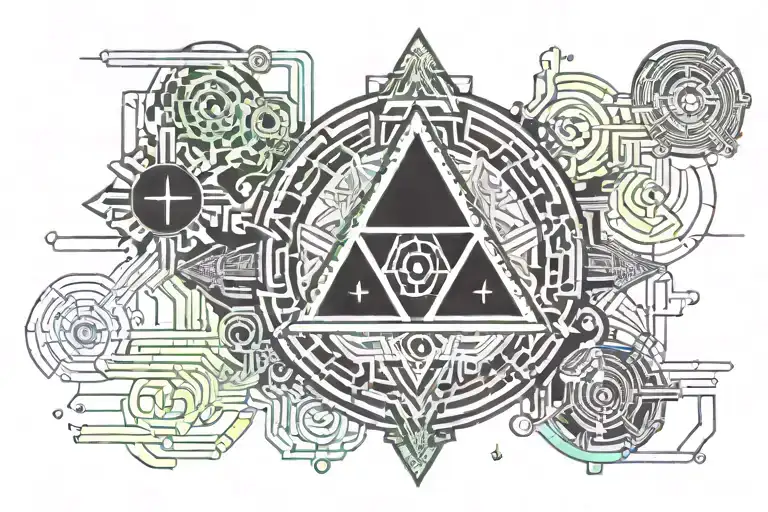 luke 1:37 tattoo design idea