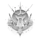 never give up tattoo design idea