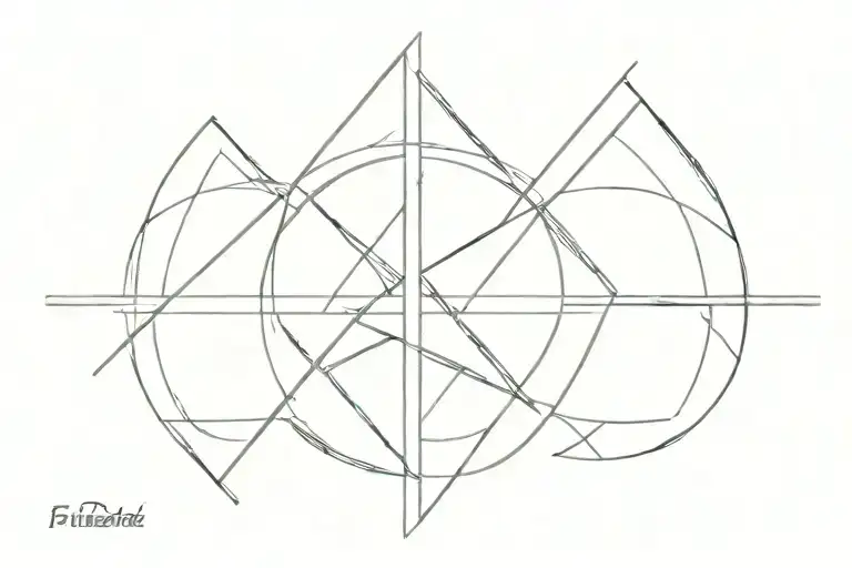 Symbol with the meaning "defender of man" tattoo design idea