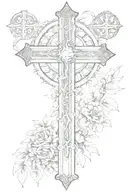 old rugged cross tattoo tattoo design idea
