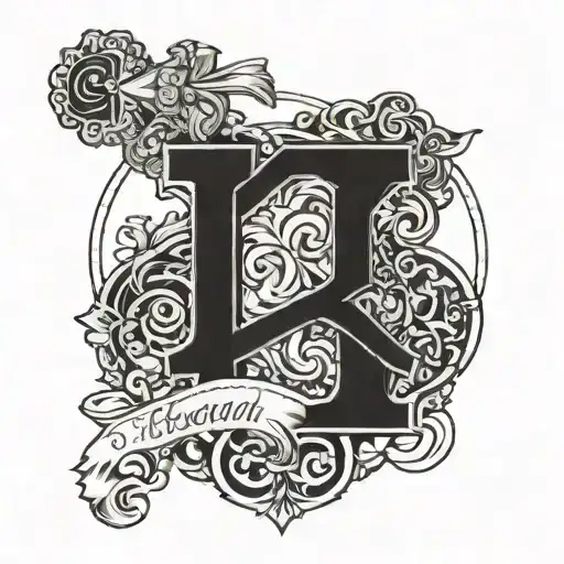 catholic name 'Keegan' tattoo design idea