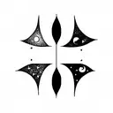  moon phases tattoo design idea