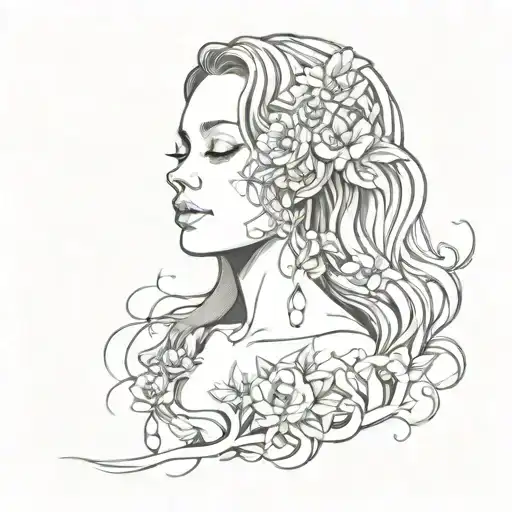 Inspired by a girl who has broken free from her past life of substance abuse and is making progress. tattoo design idea