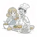 foodie and 2004 tattoo design idea