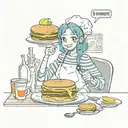 foodie and 2004 tattoo design idea