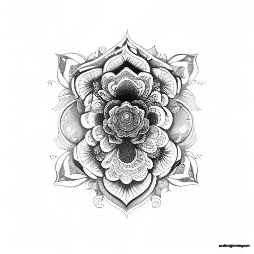 marigolds  tattoo design idea