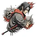 itachi uchiha tattoo design idea