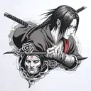 itachi uchiha tattoo design idea