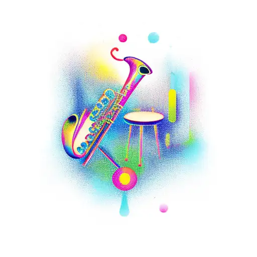 Jazz tattoo design idea