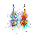 Jazz tattoo design idea