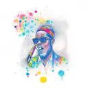 Jazz tattoo design idea