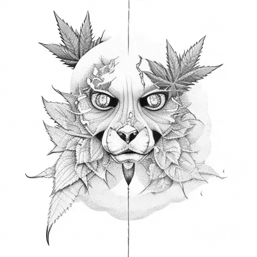 Weed Joint tattoo design idea