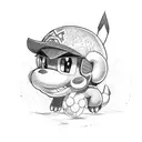 nintendo characters tattoo design idea