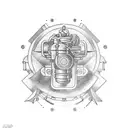 mechanic  tattoo design idea