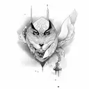 a tattoo that represent taking risk  tattoo design idea