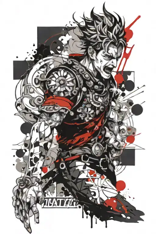 Asta black clover tattoo design idea