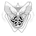 red thread of destiny  tattoo design idea