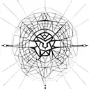 red thread of destiny  tattoo design idea