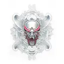 red thread of destiny  tattoo design idea
